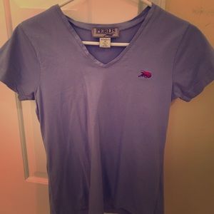 Lavender short sleeve shirt